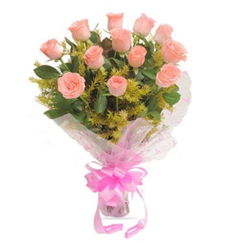 Freshness of Pink Roses For Valentine