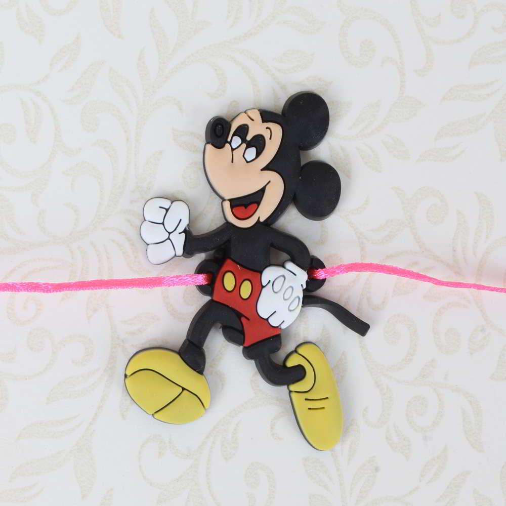 Mickey Mouse Running Rakhi for Kids