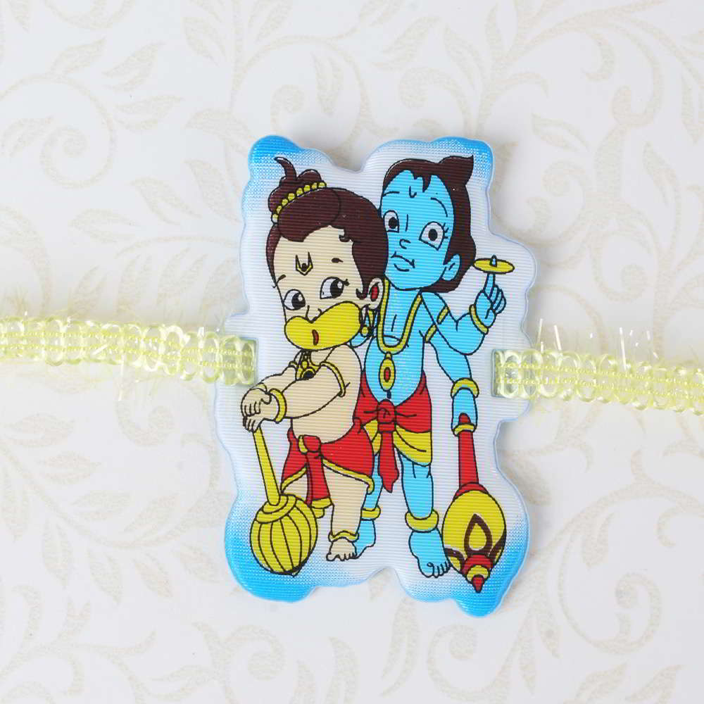 Bal Hanuman Krishna Rakhi for Kids