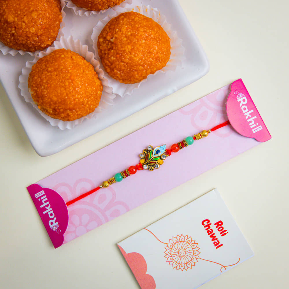 One Rakhi With Motichoor Laddu - For Australia