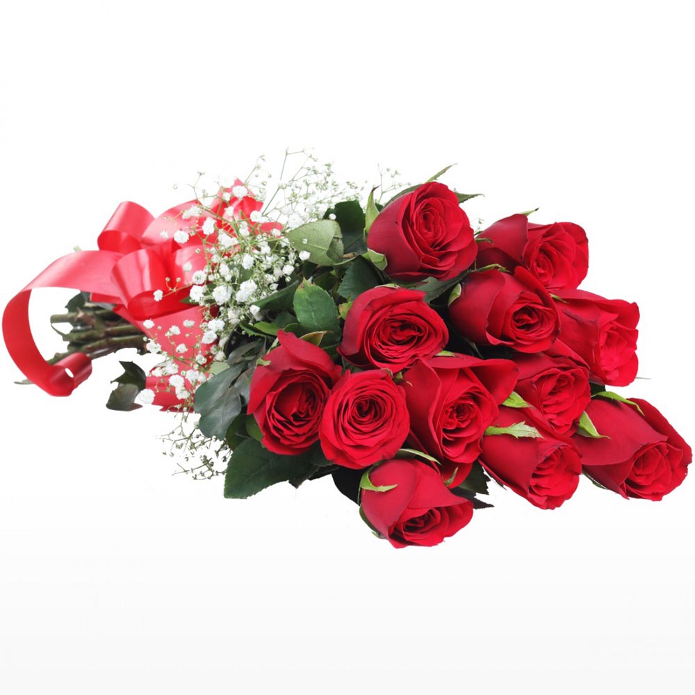 12 Red Roses Bouquet