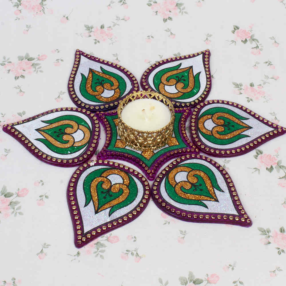 Modak Design Artificial Rangoli