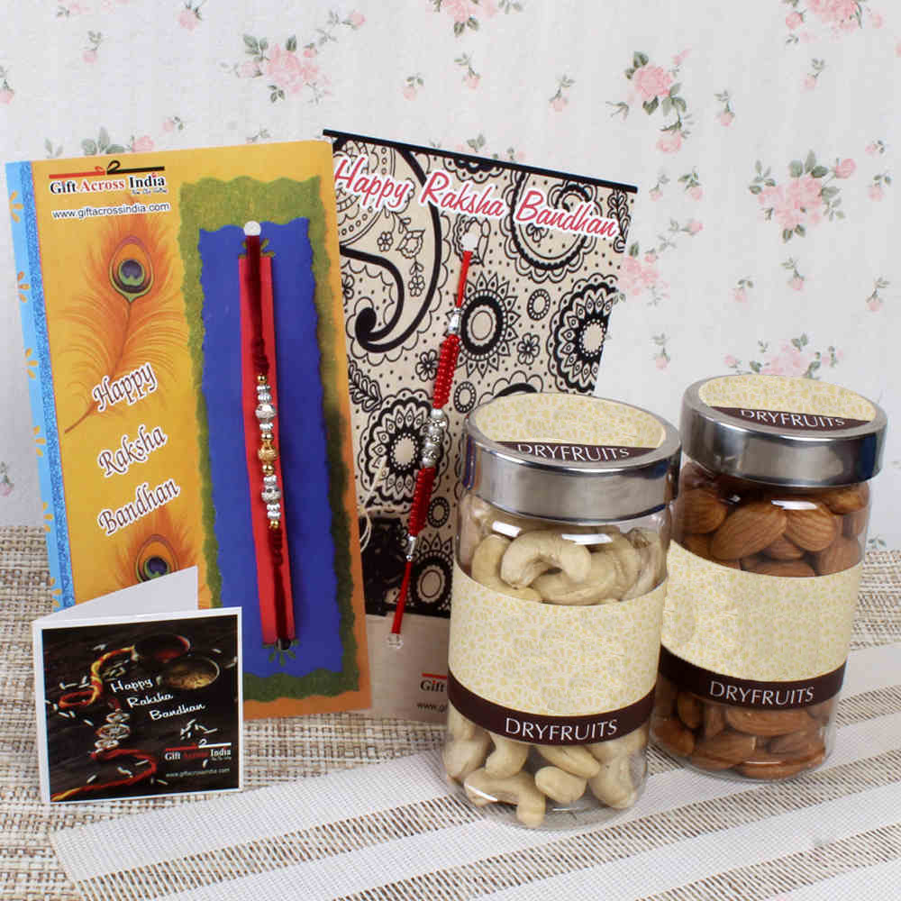 Crunchy Dry Fruits Rakhi Combo