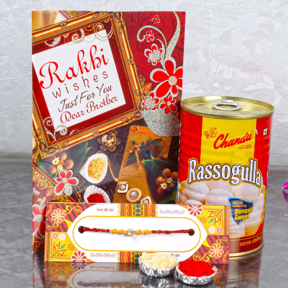 Exclusive Rakhi with Rasgulla