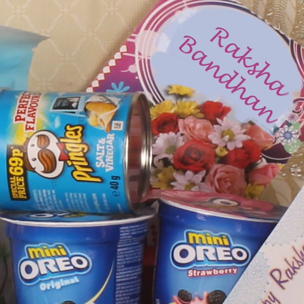 Rakhi Gift of Chocolate Wafers Biscuits