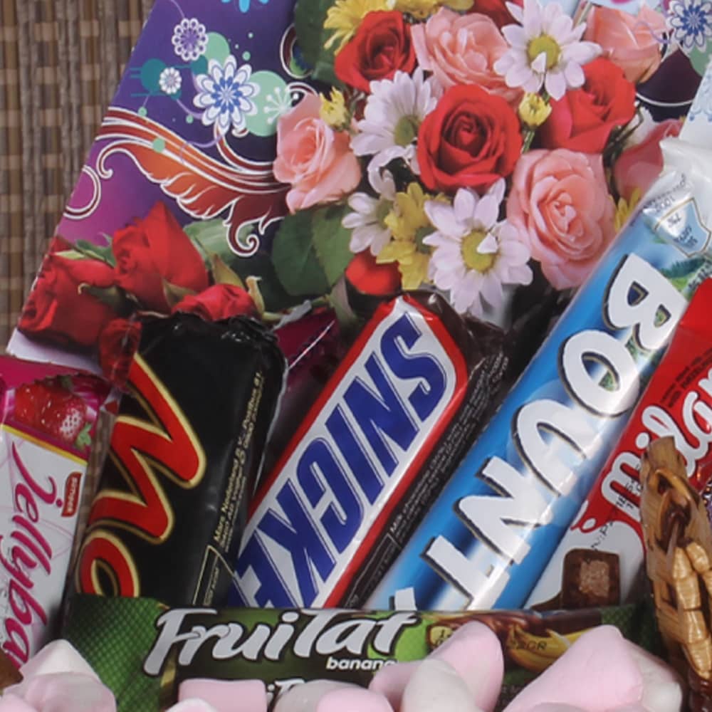 Rakhi Designer Basket of Imported Chocolates
