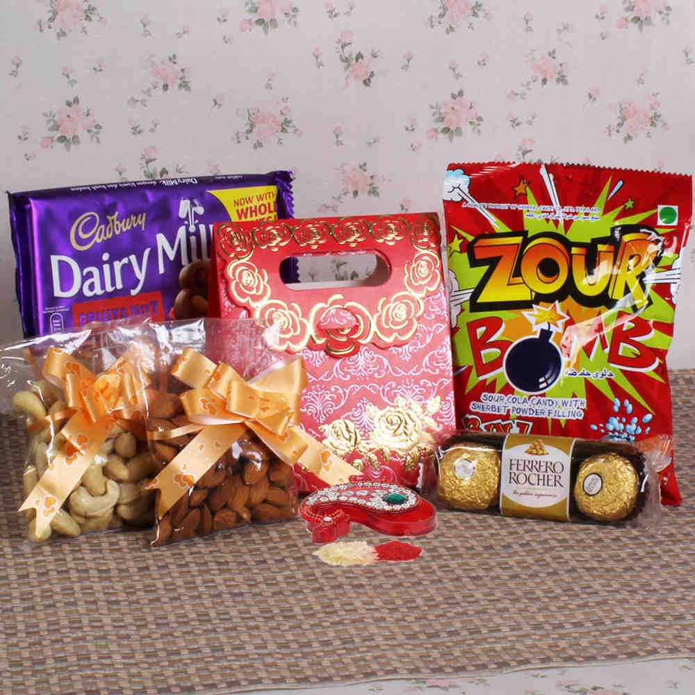 Bhaidooj Big Chocolate Dryfruit Hamper