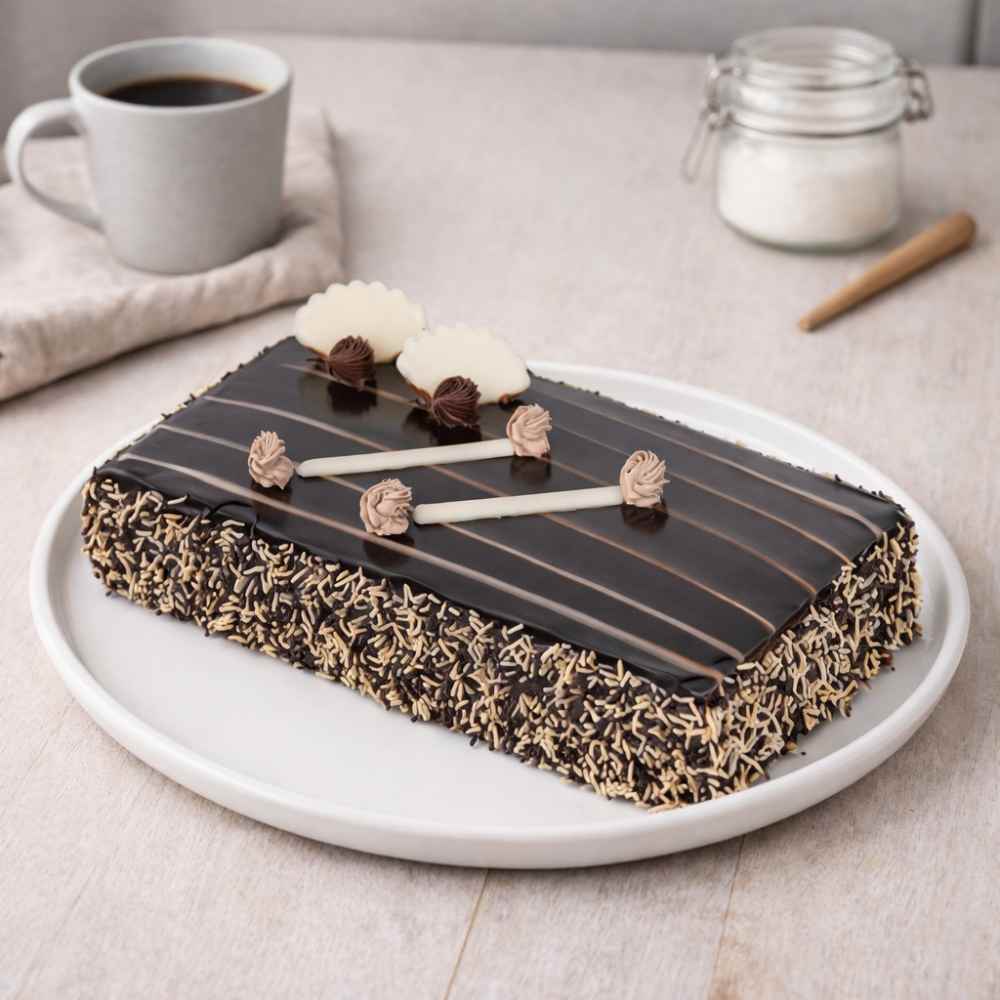 Square Choco Chips Cake