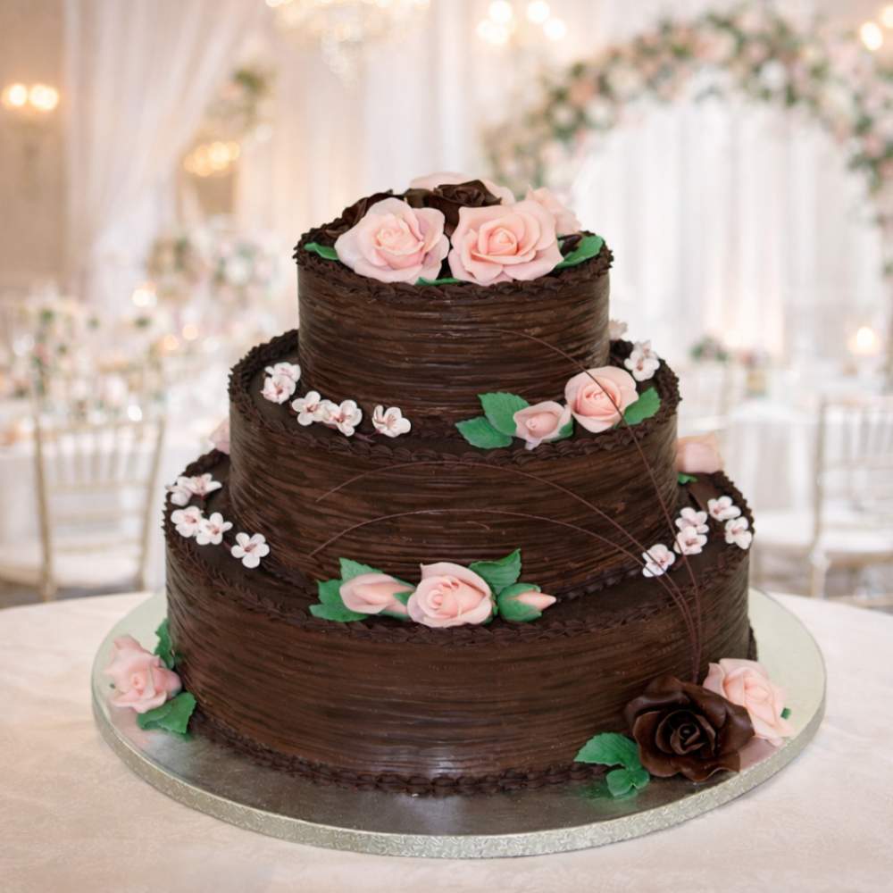 Wedding Chocolate Cake