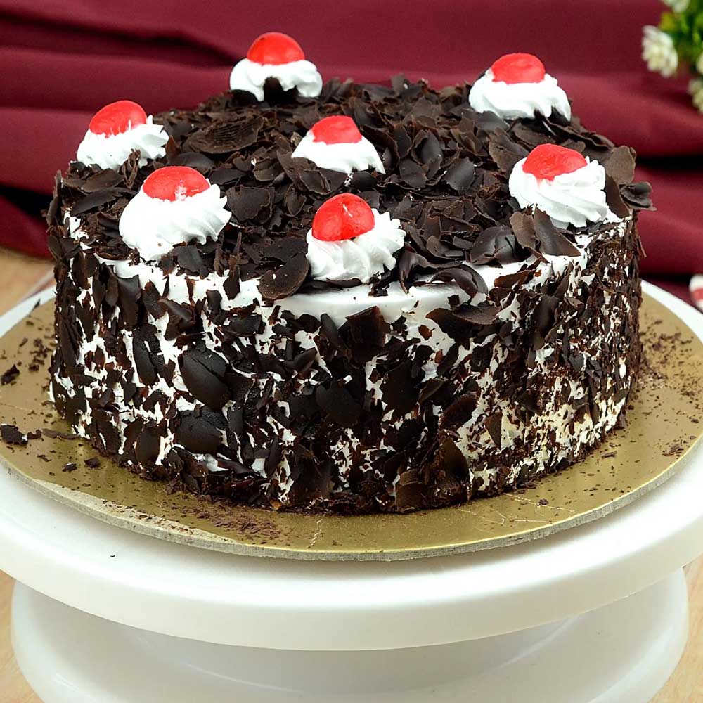 Delicious Eggless Black Forest Cake