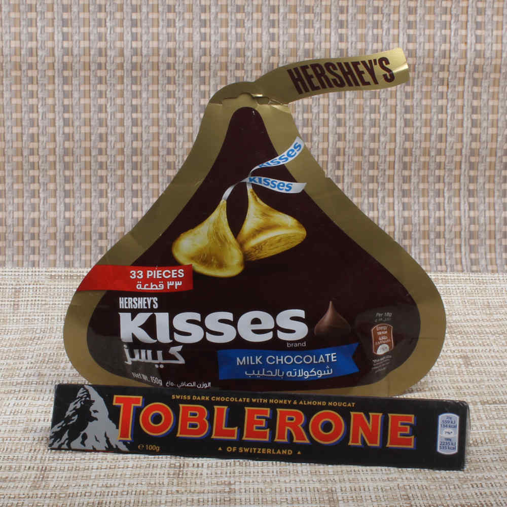 Kisses Chocolate with Toblerone Chocolate
