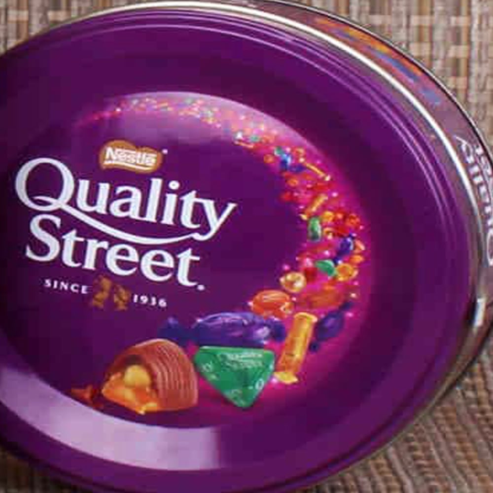 Skittles Pringles Quality Street Combo