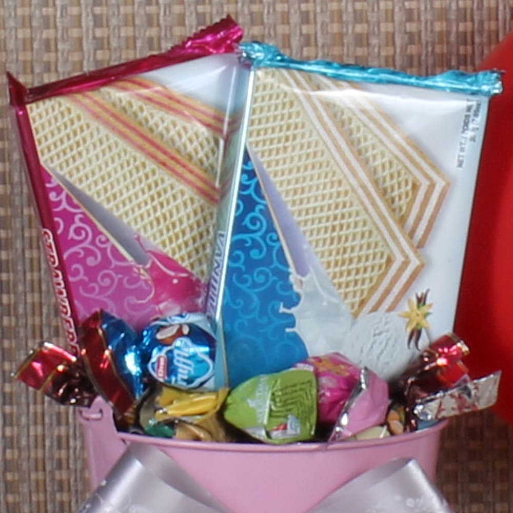 Big Balloon with Chocolates Gift