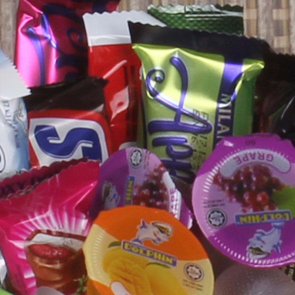 Gift Bucket of Chocolate and Jelly 