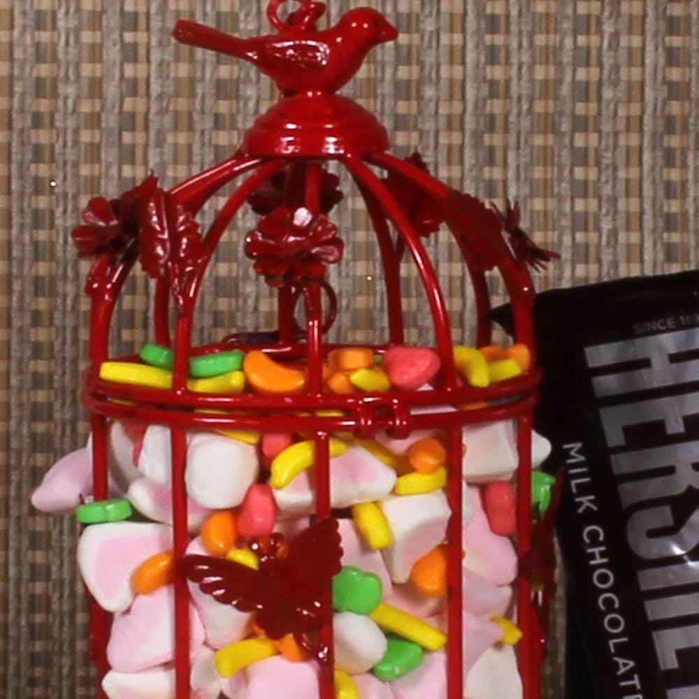 Gift Cage of Marshmellow Candy Chocolates