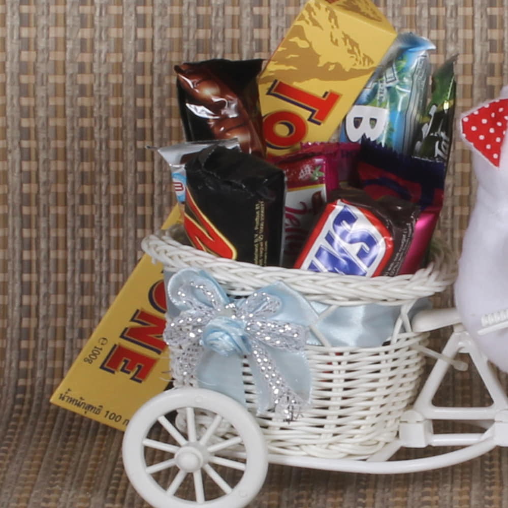 Choco Cycle Gift Basket