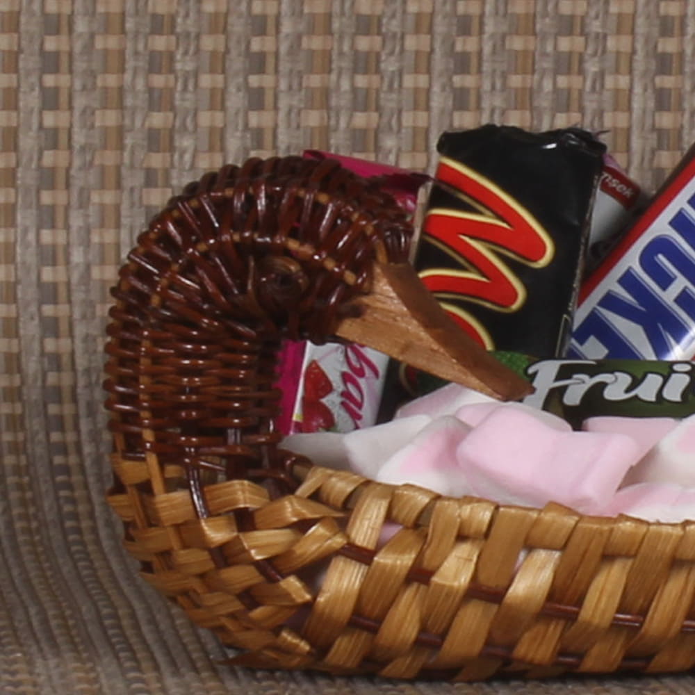 Imported Chocolates with Marshmallow in Designer Basket