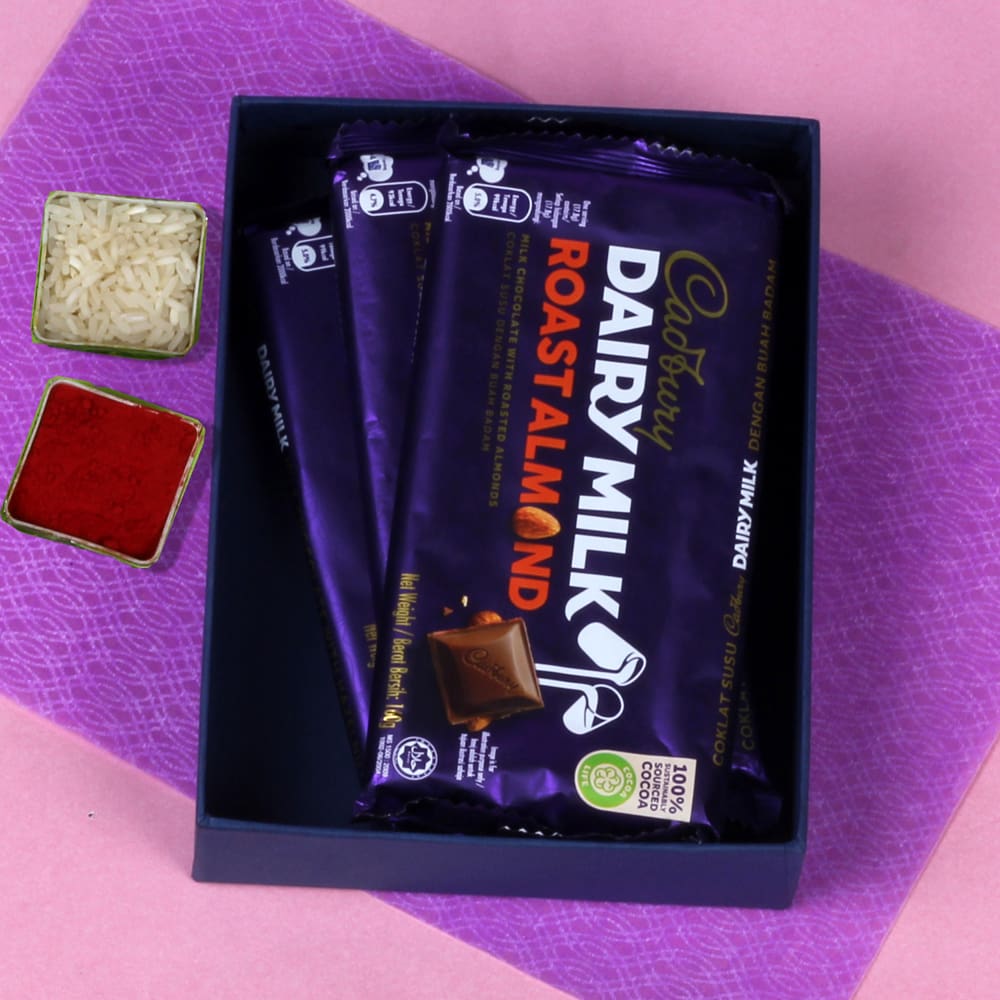 Bhai Dooj Gift of Imported Dairy Milk Chocolates