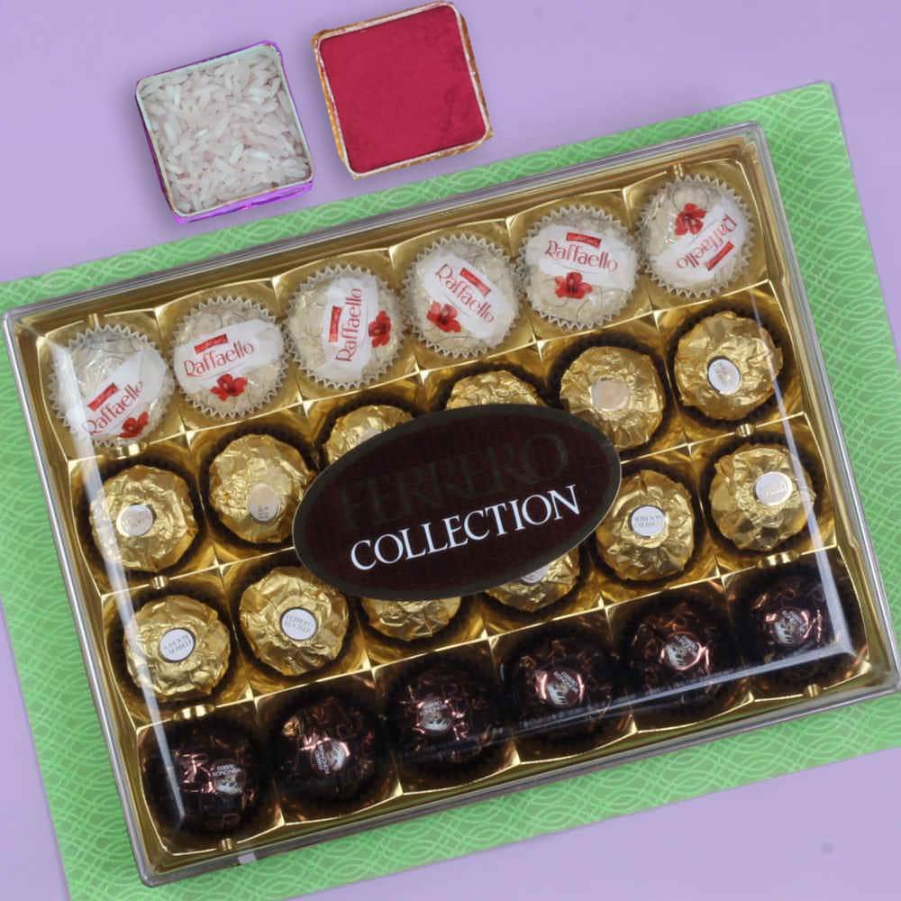 Bhaidooj Special Ferrero Rocher Collection Chocolate Box 