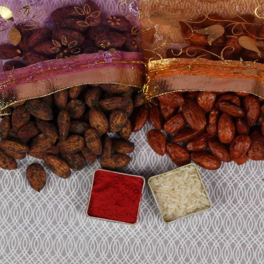 Black Pepper and Peri Peri Flavor Almond Bhai Dooj Gift