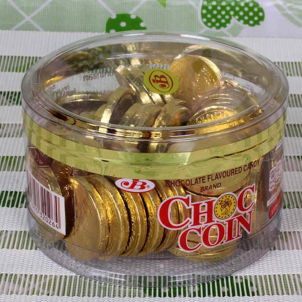Gold Silver Choco Coin with Dryfruit New Year Combo