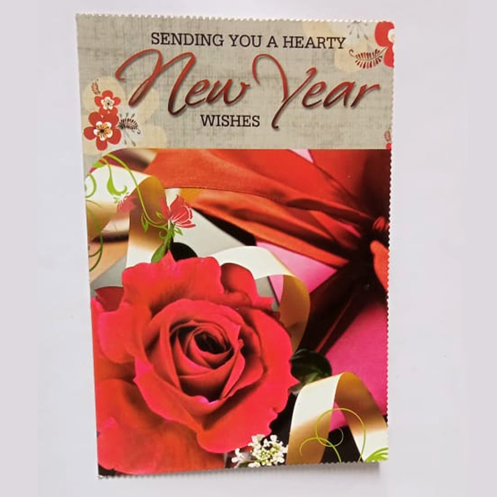 Lindt Lindor and Dryfruit with New Year Greeting Card