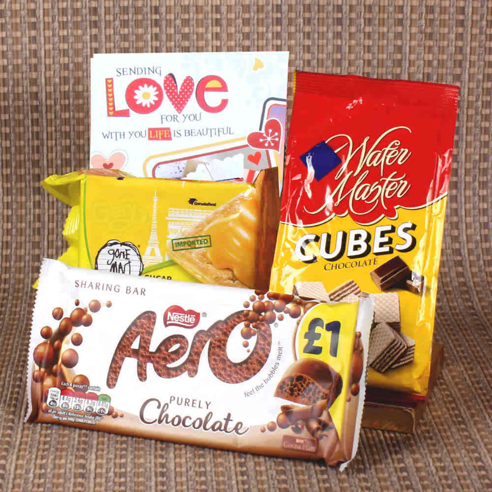 Imported Chocolate hamper for Valentines Day