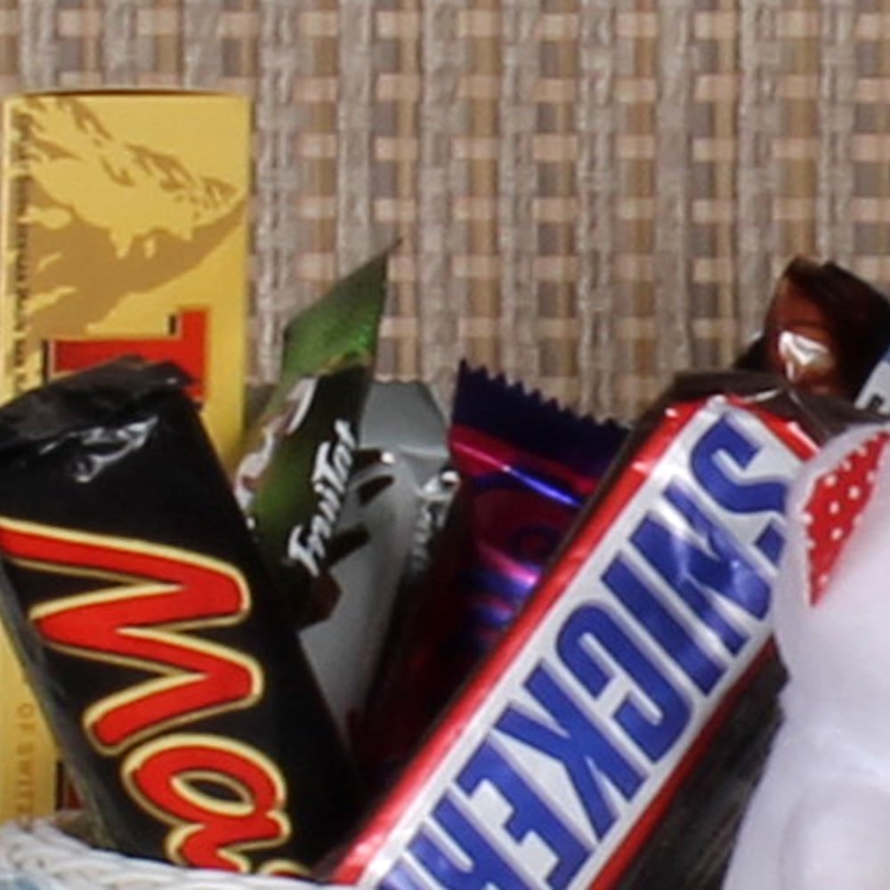 Cycle Basket of Teddy with Chocolate