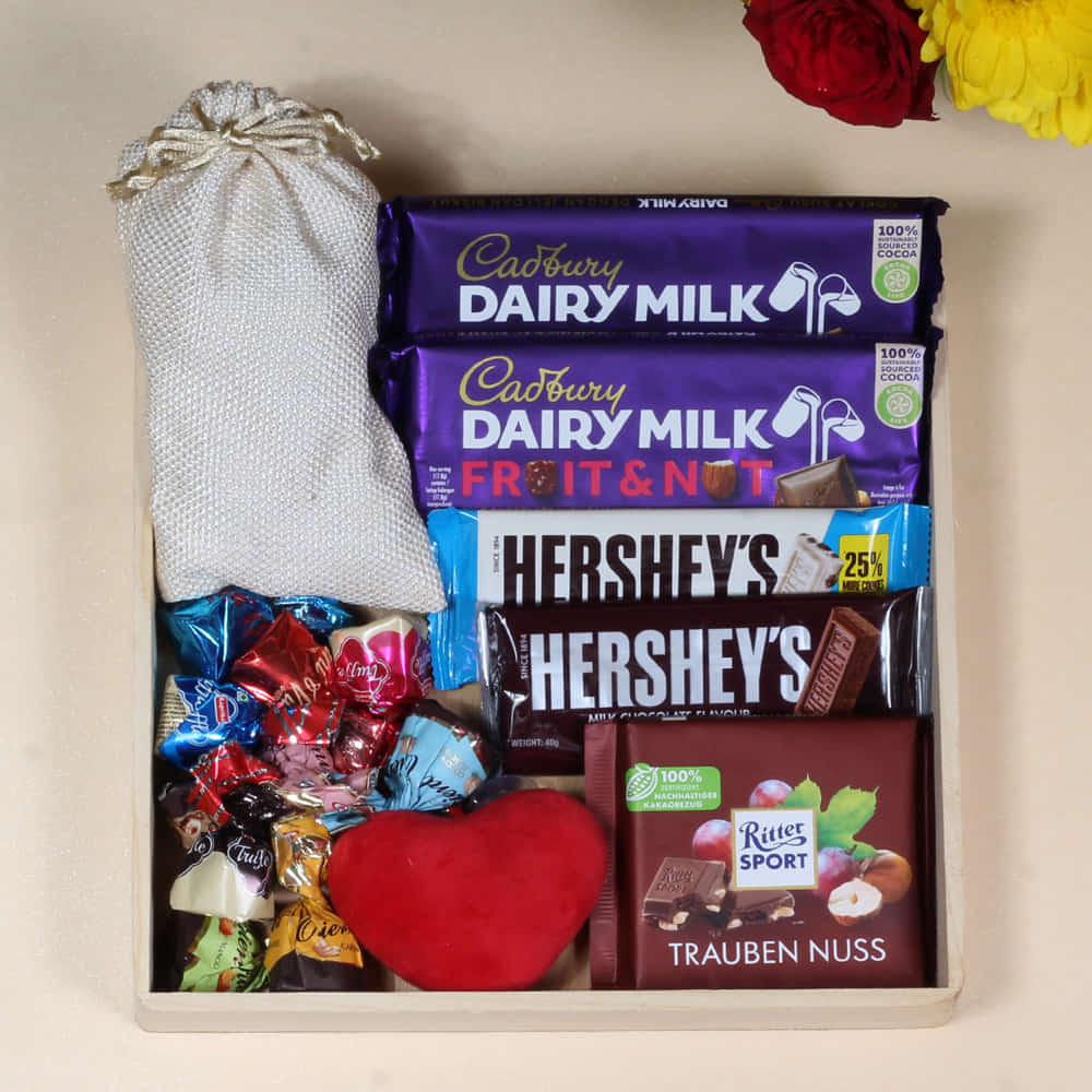 Delicious Chocolates Tray Gift 