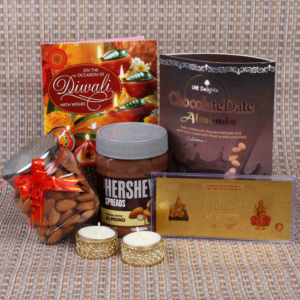 Chocolates and Almonds for Diwali Hamper