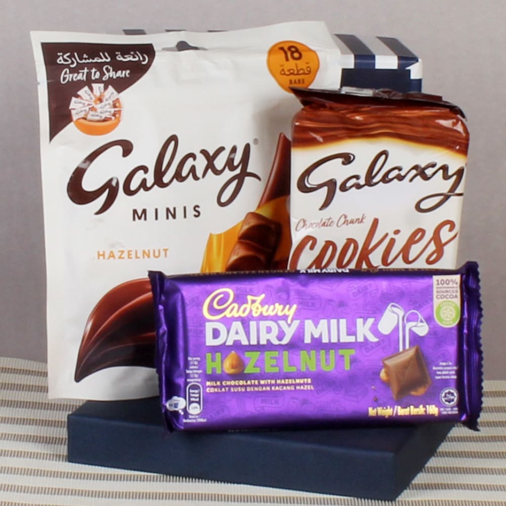 Diwali Gift of Galaxy & Imported Dairy Milk Chocolates
