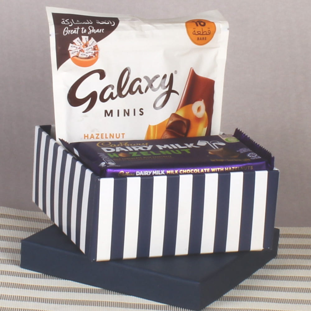 Diwali Gift of Galaxy & Imported Dairy Milk Chocolates