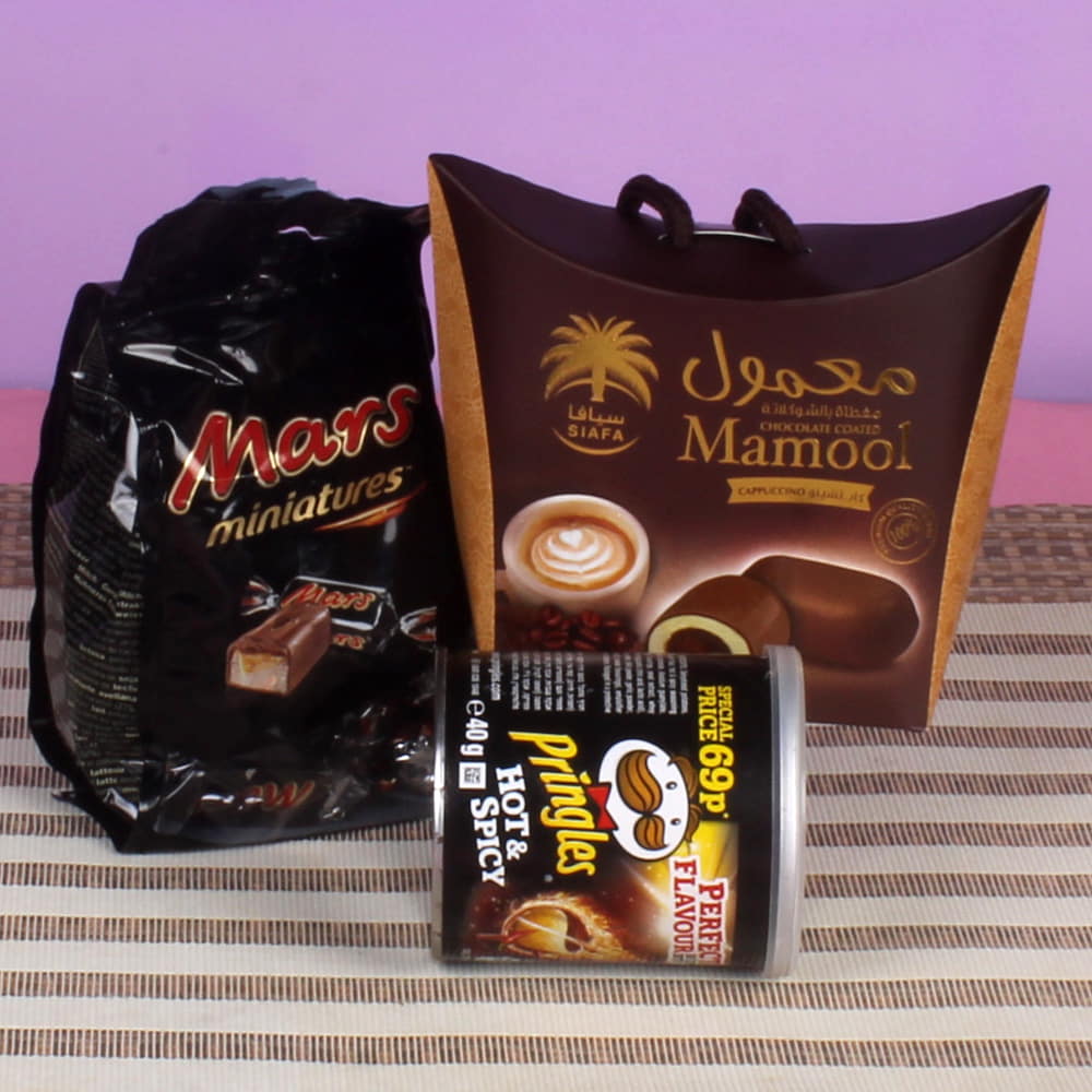 Diwali Gift Combo of Chocolates Dates Wafer