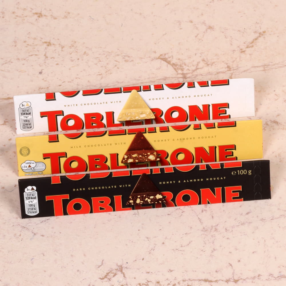 Diwali Gift Toblerone Chocolate Soan Papadi with Cashew