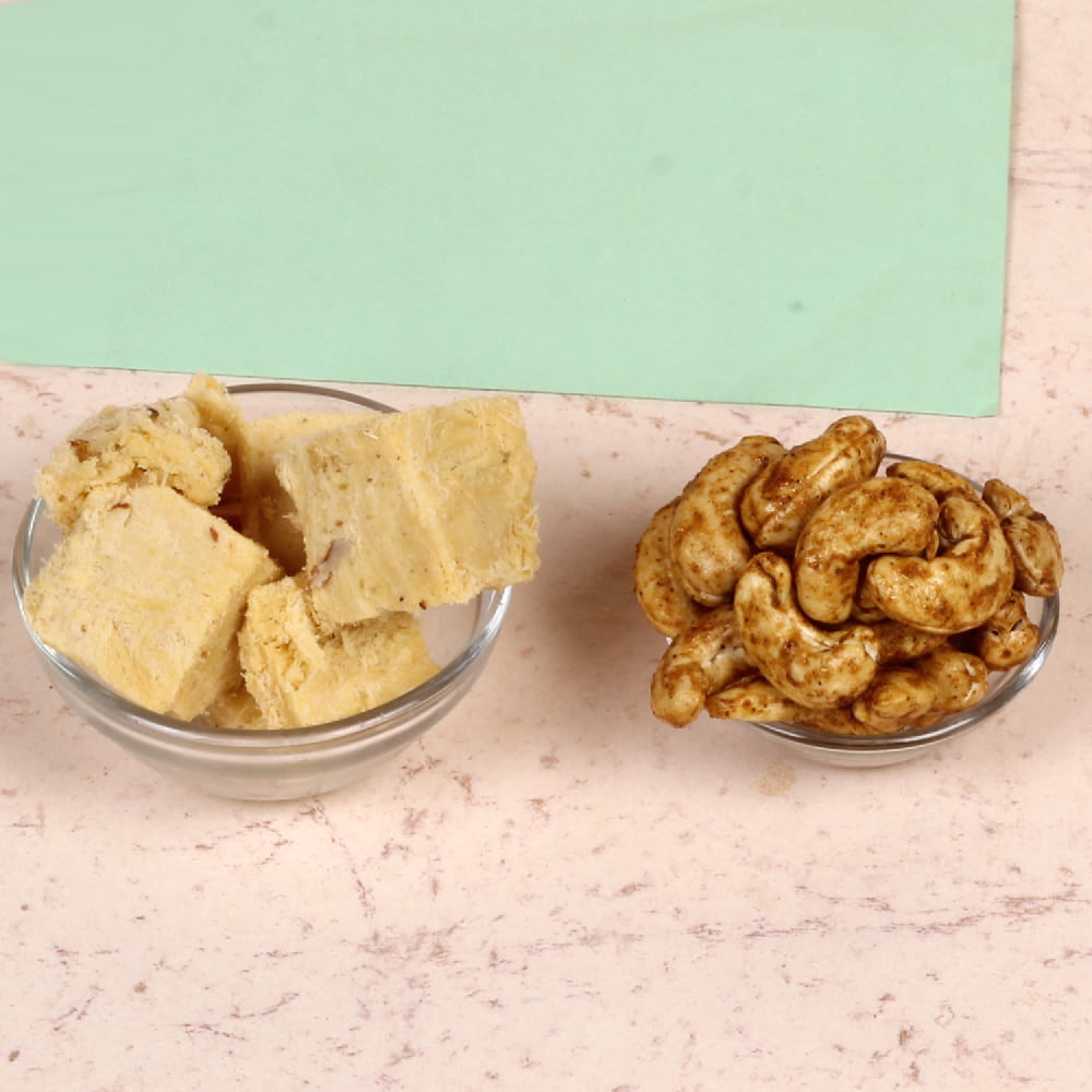 Diwali Gift Toblerone Chocolate Soan Papadi with Cashew
