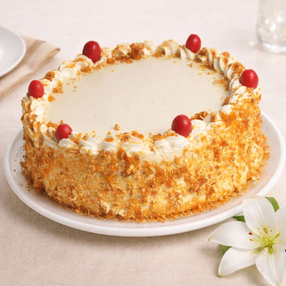 Tempting Butterscotch Caramel Cake