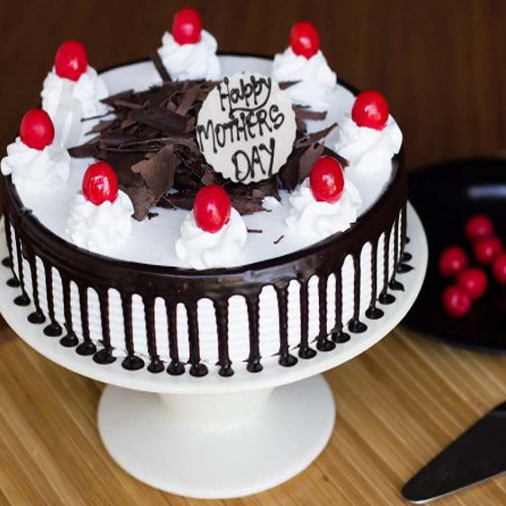Mothers Day Special Black Forest Fresh Cream Cake