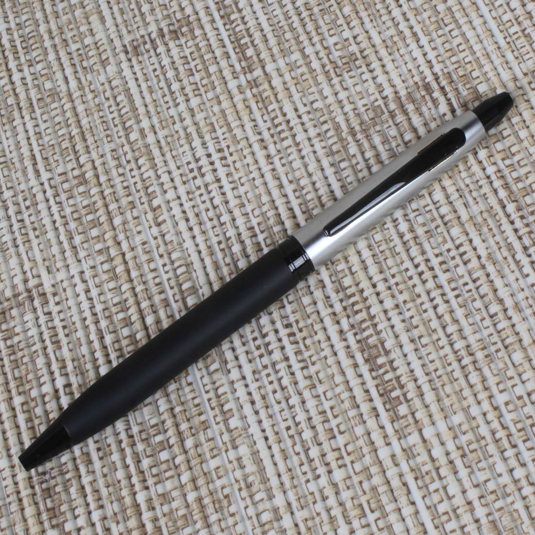 Black and Silver Personalized Matte Finish Pen