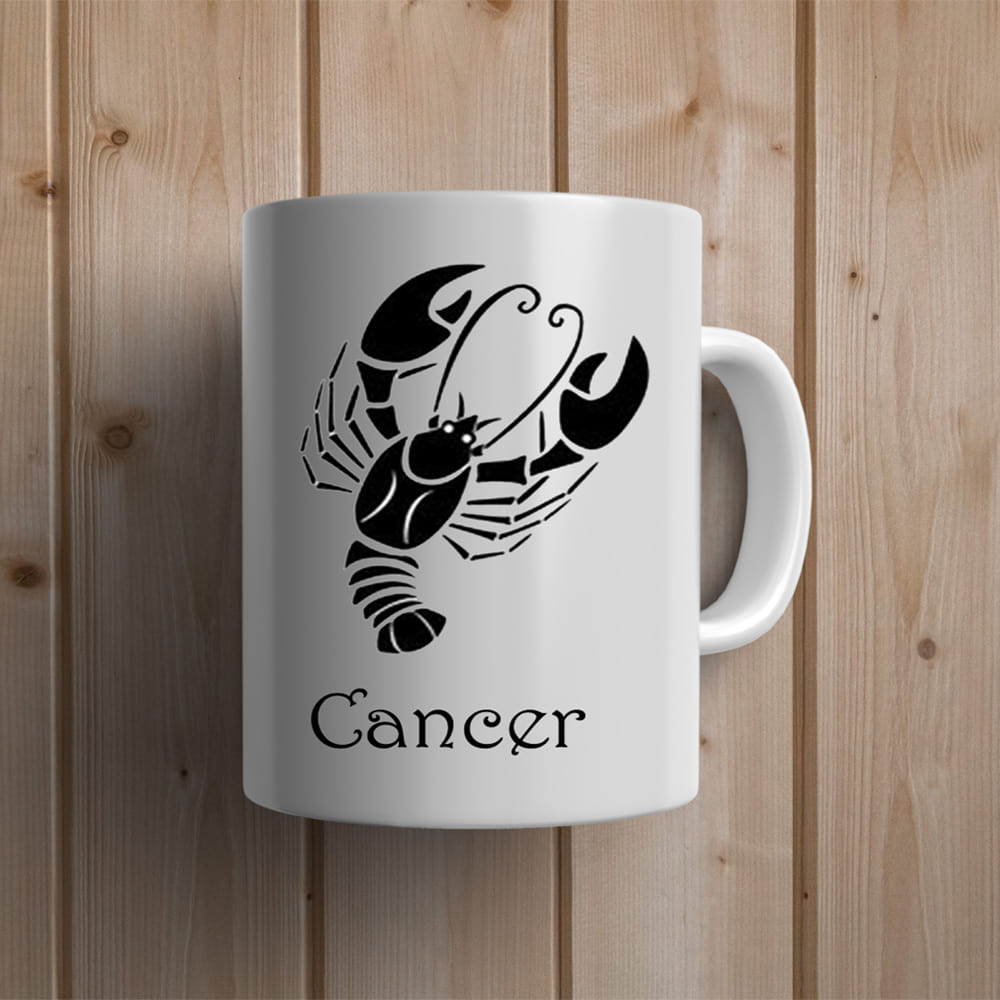 Cancer Zodiac Sign Personalized Mug
