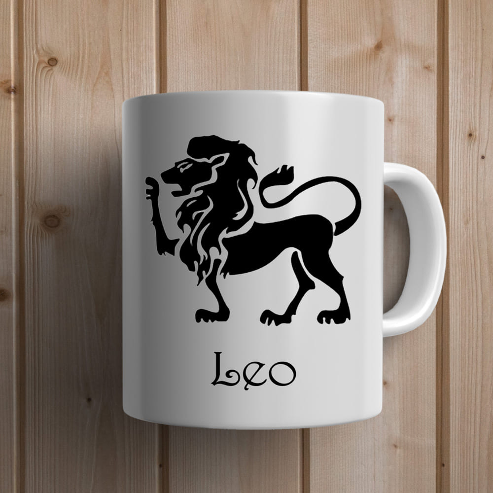 Leo Zodiac Sign Personalized Mug
