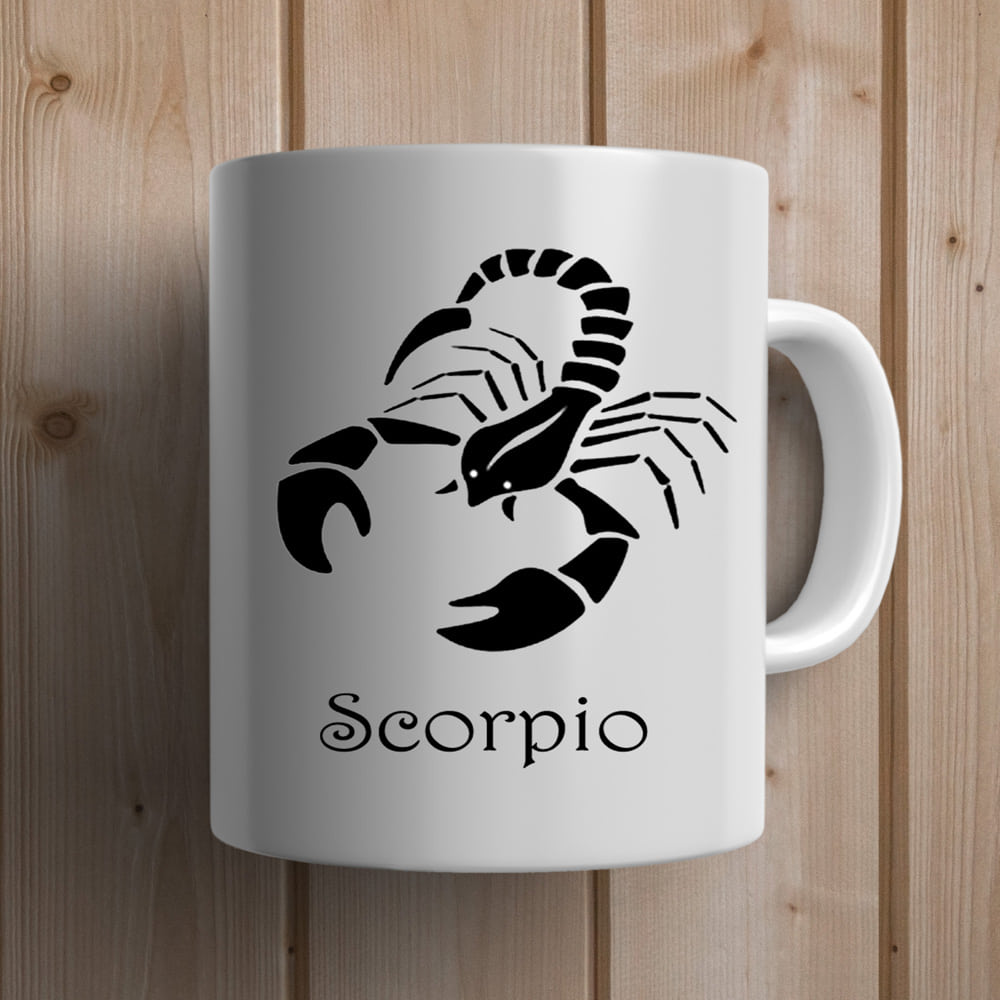 Scorpio Zodiac Sign Personalized Mug
