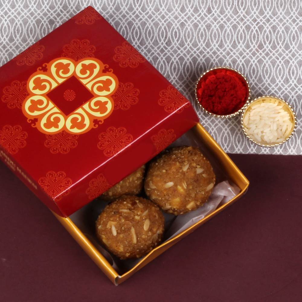 Besan Ladoo Rakhi Gift