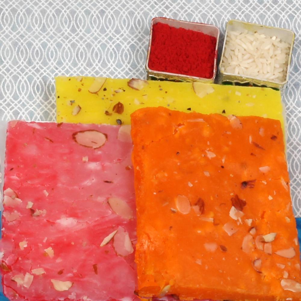 Bombay Halwa with Rakhi Gift