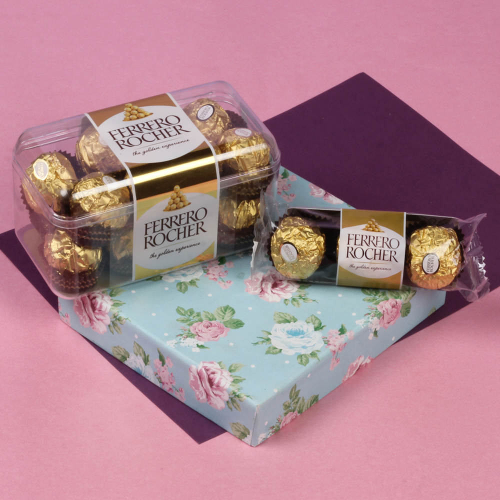 Ferrero Rocher Chocolate Family Rakhi Hamper