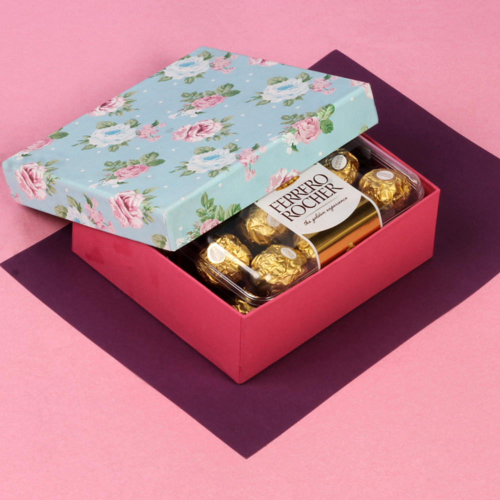 Ferrero Rocher Chocolate Family Rakhi Hamper