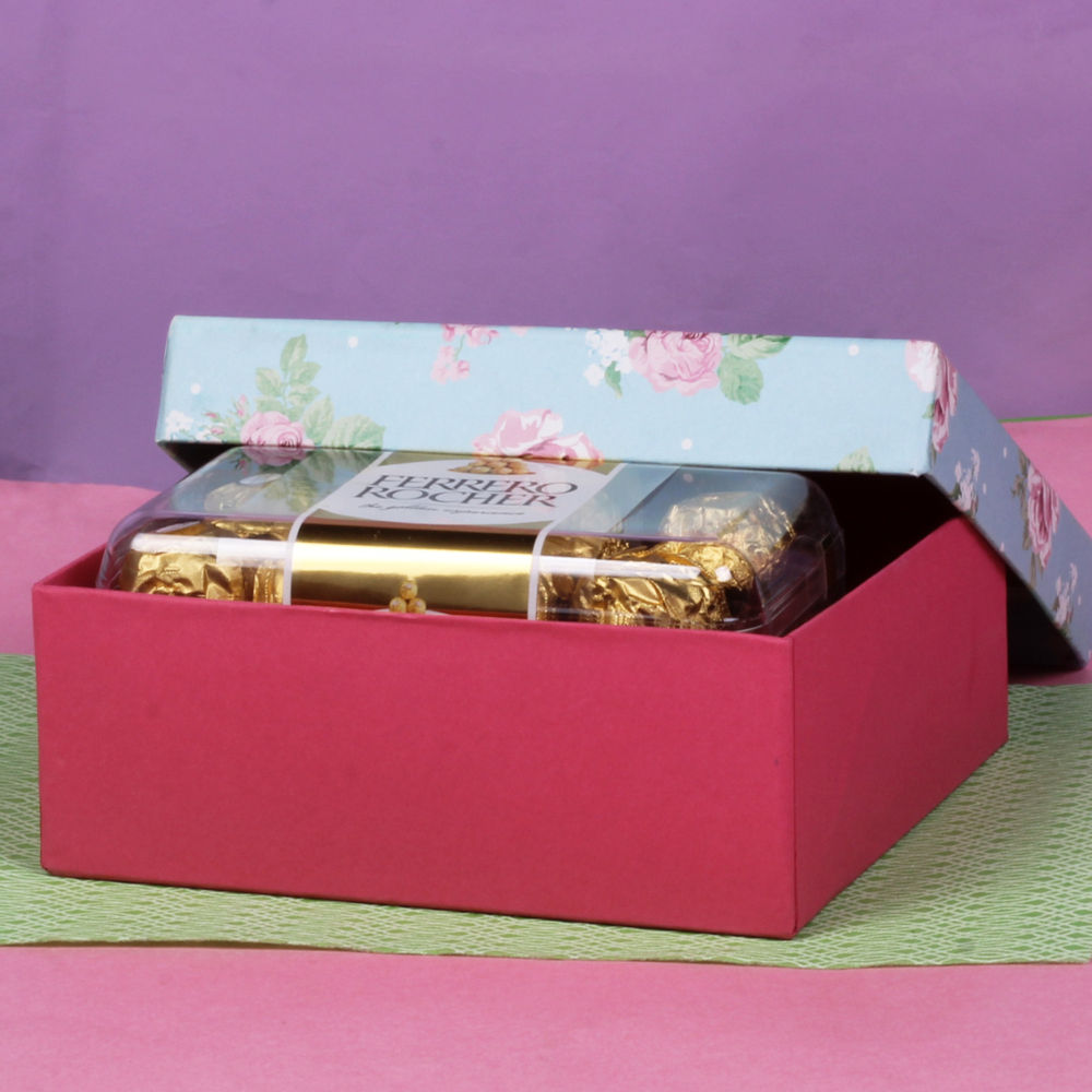 Best Rocher Chocolate Family Rakhi Hamper