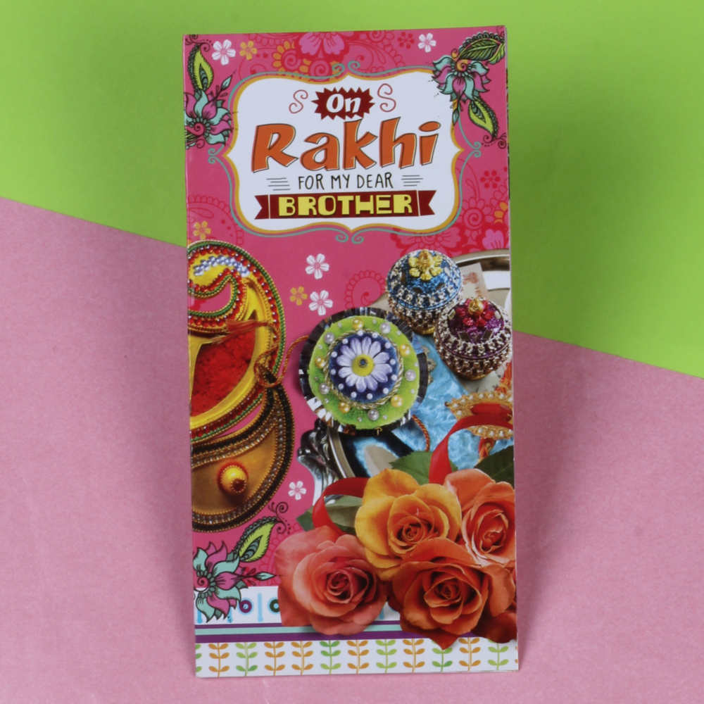 Assortment Chocolate Box with 4 Designer Rakhis	