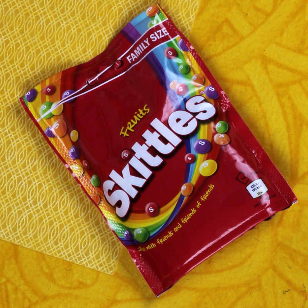 Skittles Chocolate Rakhi Gift Combo