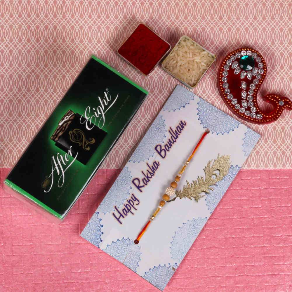 After Eight Chocolate Rakhi Gift