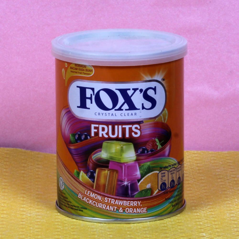 Fox Fruits Chocolates Rakhi Gift Combo